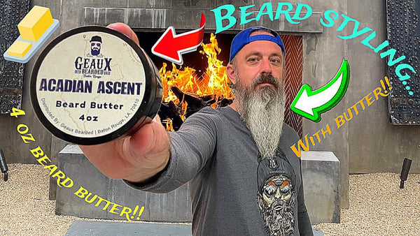 Beard Styling with Oil, Heat, & Butter