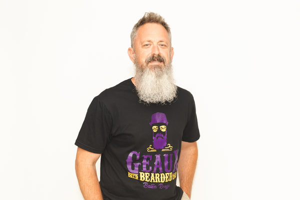 Geaux Bearded Short Sleeve Tshirt